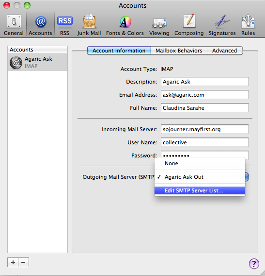 how to add an email account to mail mac